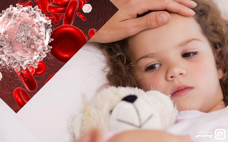 با علائم و نشانه های سرطان خون در کودکان آشنا شوید 2 تب یکی از علائم سرطان خون در کودکان
