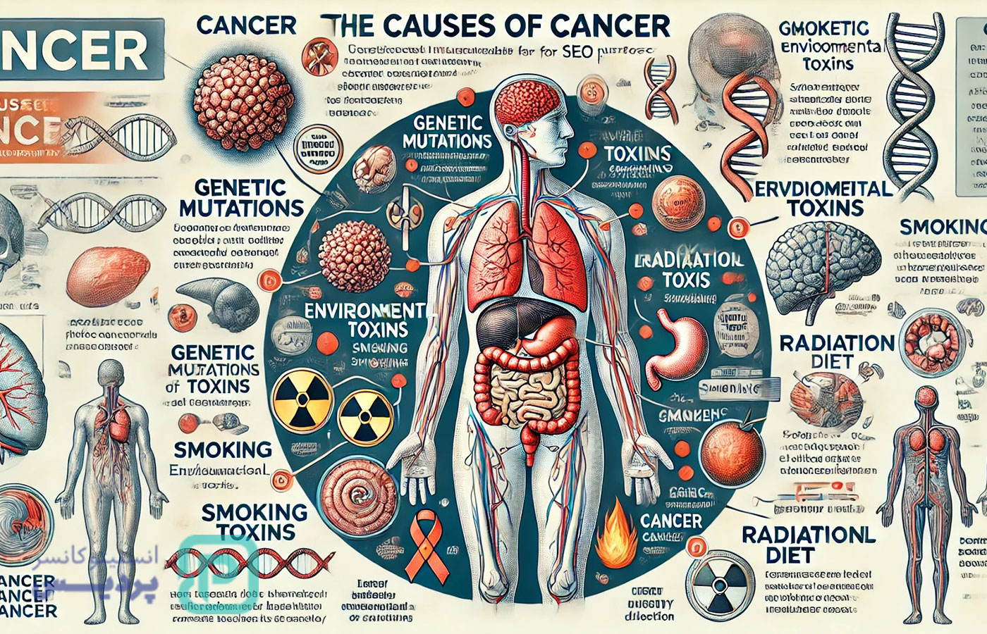 انواع سرطان: آشنایی با علائم، روشهای تشخیص و درمان 4 انواع سرطان: آشنایی با علائم، روشهای تشخیص و درمان - 4