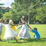 Healthy active children playing outdoors 1