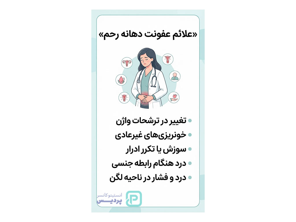 علائم عفونت رحم
